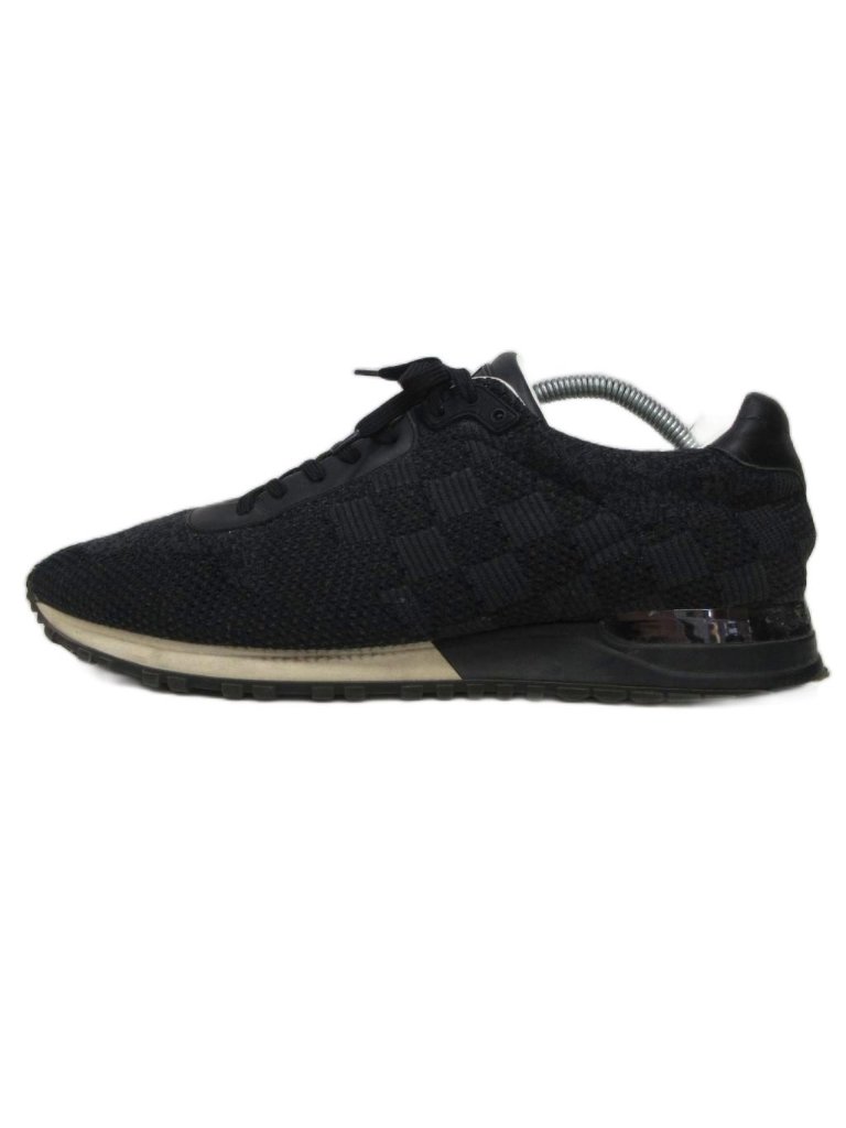 Louis Vuitton Run Away Line Damier Sneakers 10 Black